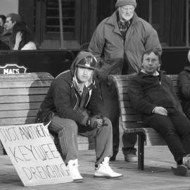 Dunedin protest against the GCSB + TICS bills