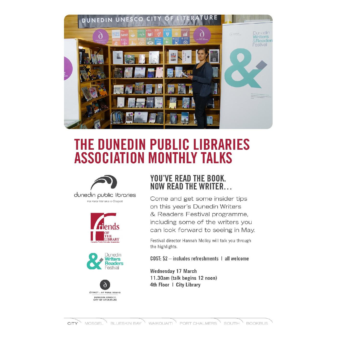 Dunedin Writers and Readers Festival 2021 Talk