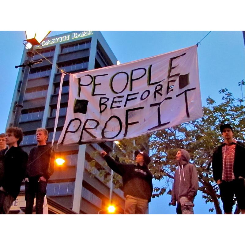 Occupy Dunedin Protest