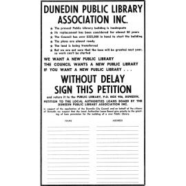 Building the Dunedin City Library on Civic Plaza, Moray Place