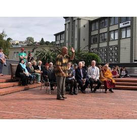 Sand Mandala created for the Dunedin Community by the Buddhist monks of the Dunedin Dhargyey Centre