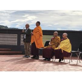 Sand Mandala created for the Dunedin Community by the Buddhist monks of the Dunedin Dhargyey Centre