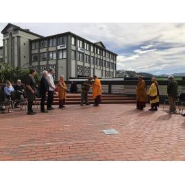 Sand Mandala created for the Dunedin Community by the Buddhist monks of the Dunedin Dhargyey Centre