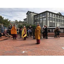 Sand Mandala created for the Dunedin Community by the Buddhist monks of the Dunedin Dhargyey Centre