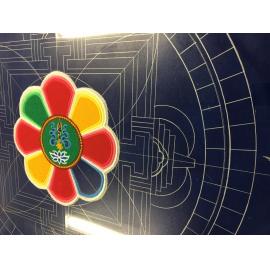 Sand Mandala created for the Dunedin Community by the Buddhist monks of the Dunedin Dhargyey Centre