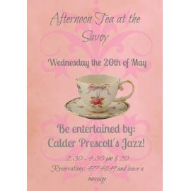 Afternoon Tea at the Savoy flyer, May 2015