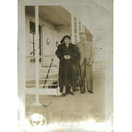 Zahee and Jumele (Jim) Lettoof  enroute to Lebanon 