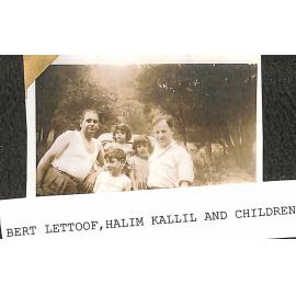 Budieah (Bert) Lettoof with Halim Kallil and family