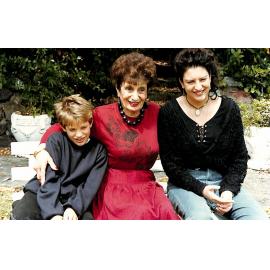 Latifie Kallil and two grandchildren