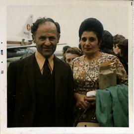 Overseas trip for Latifie and Halim Kallil  in 1972