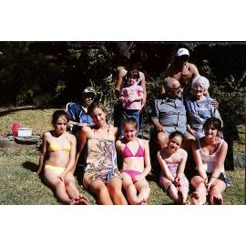 Family Celebrating Joe Lettoof's 80th Birthday