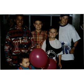 Young Cousins on Christmas Day 1995 at Glenfalloch