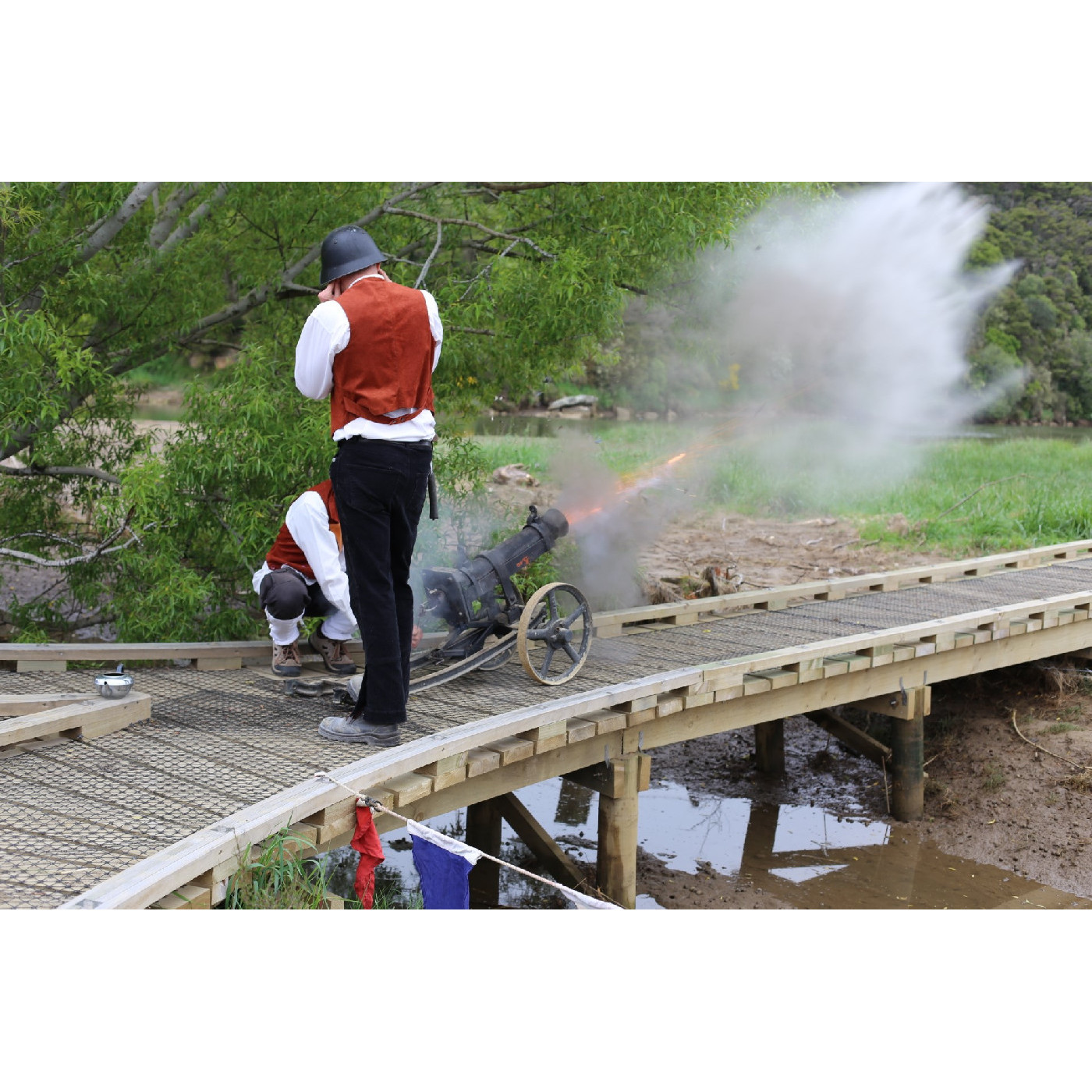 Waitati Loop Walk Boardwalk Opening: Waitati Militia