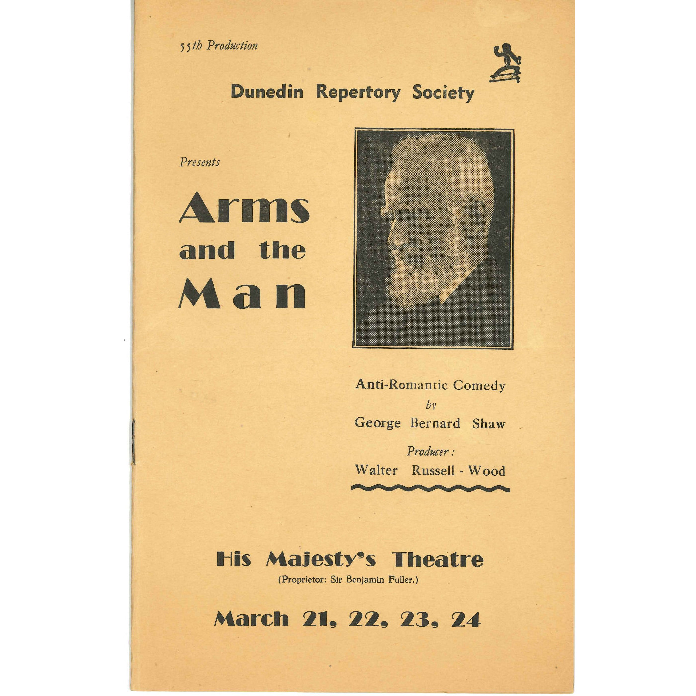 Arms and the Man: Theatrical Programme
