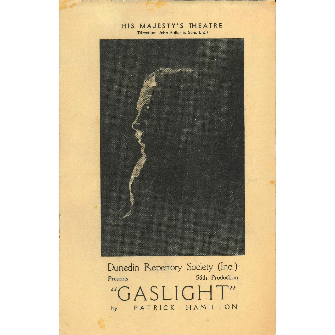 Gaslight: Theatrical Programme