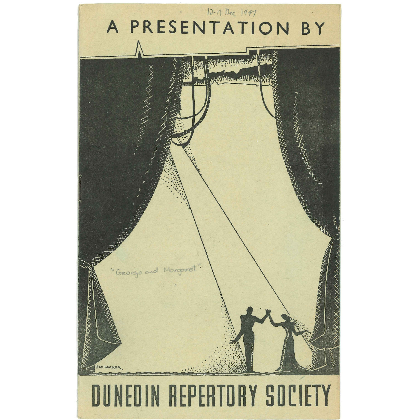 George and Margaret: Theatrical Programme
