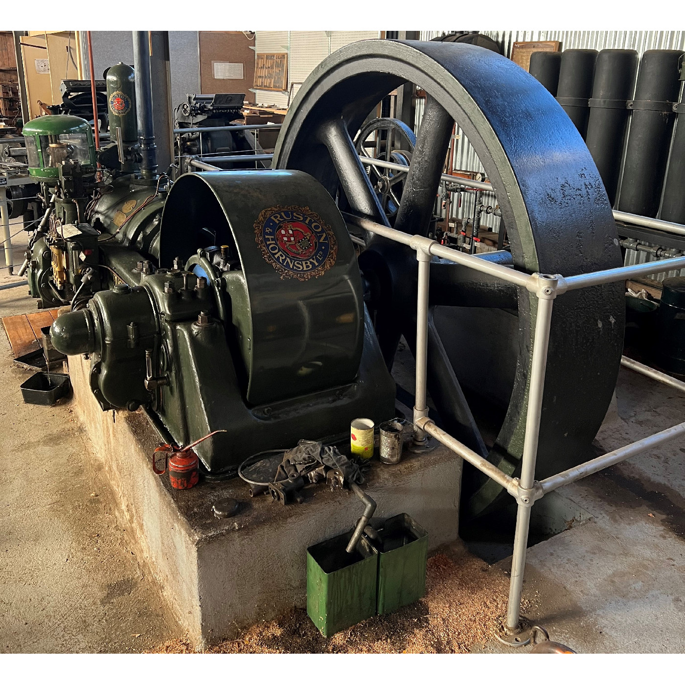 Ruston 7HE engine - Demonstration by Ron Holdaway at the Otago Vintage Machinery Club