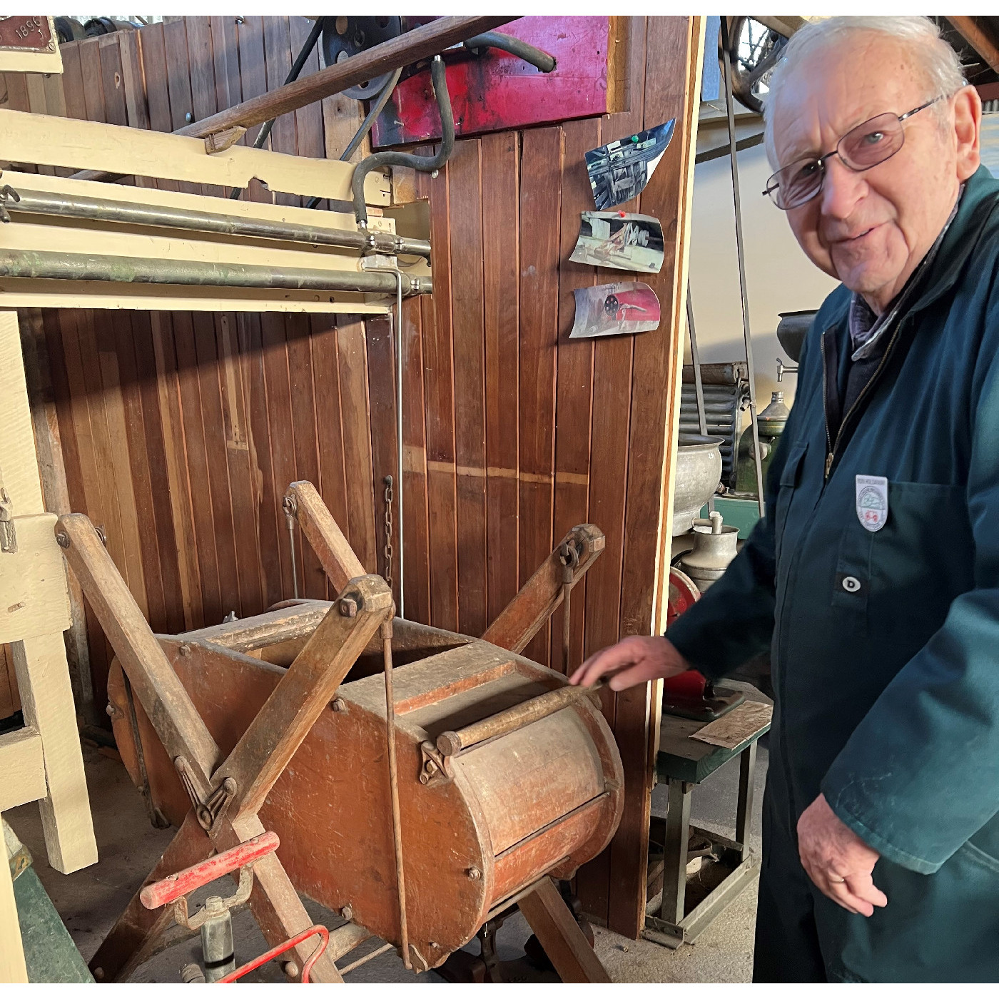 OVMC Big Engine Shed tour with Ron Holdaway and Bob Sims
