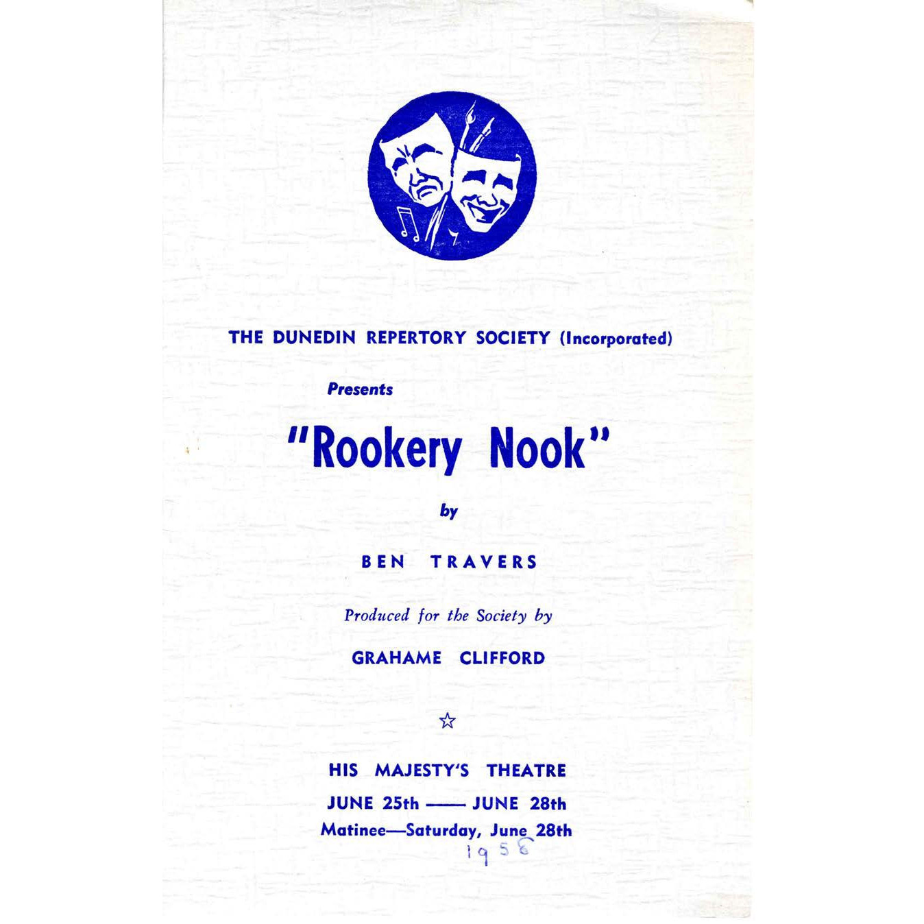 Rookery Nook: Theatrical Programme