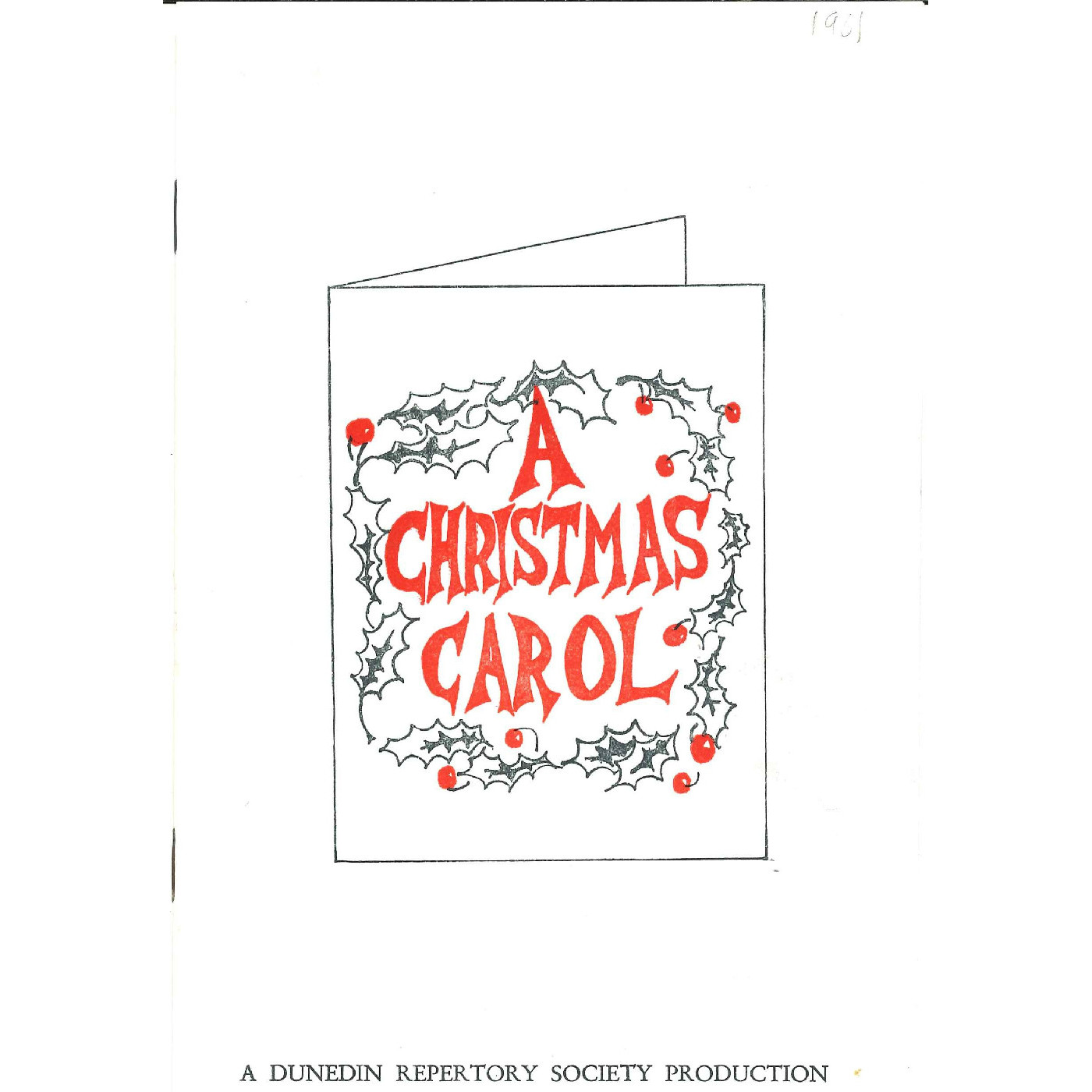 A Christmas Carol: Theatrical Programme