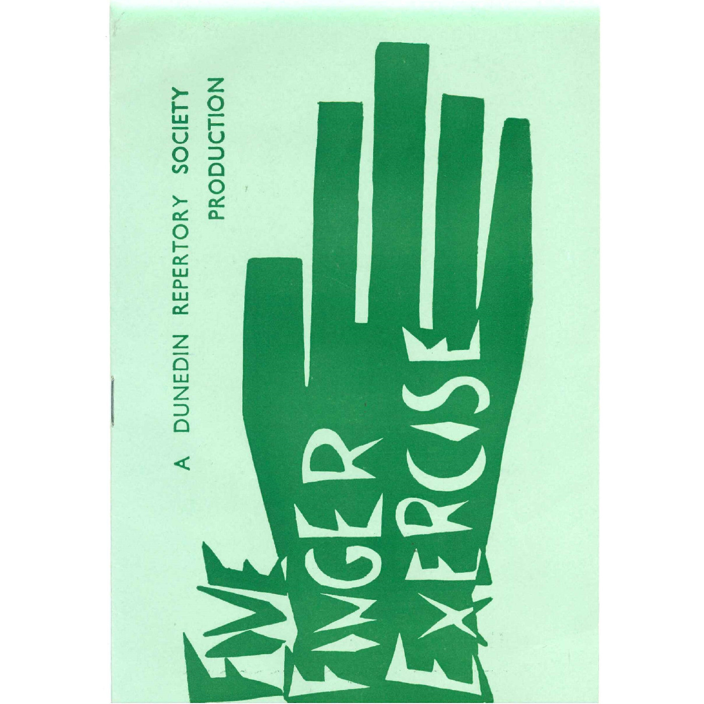 The Five Finger Excercise: Theatrical Programme