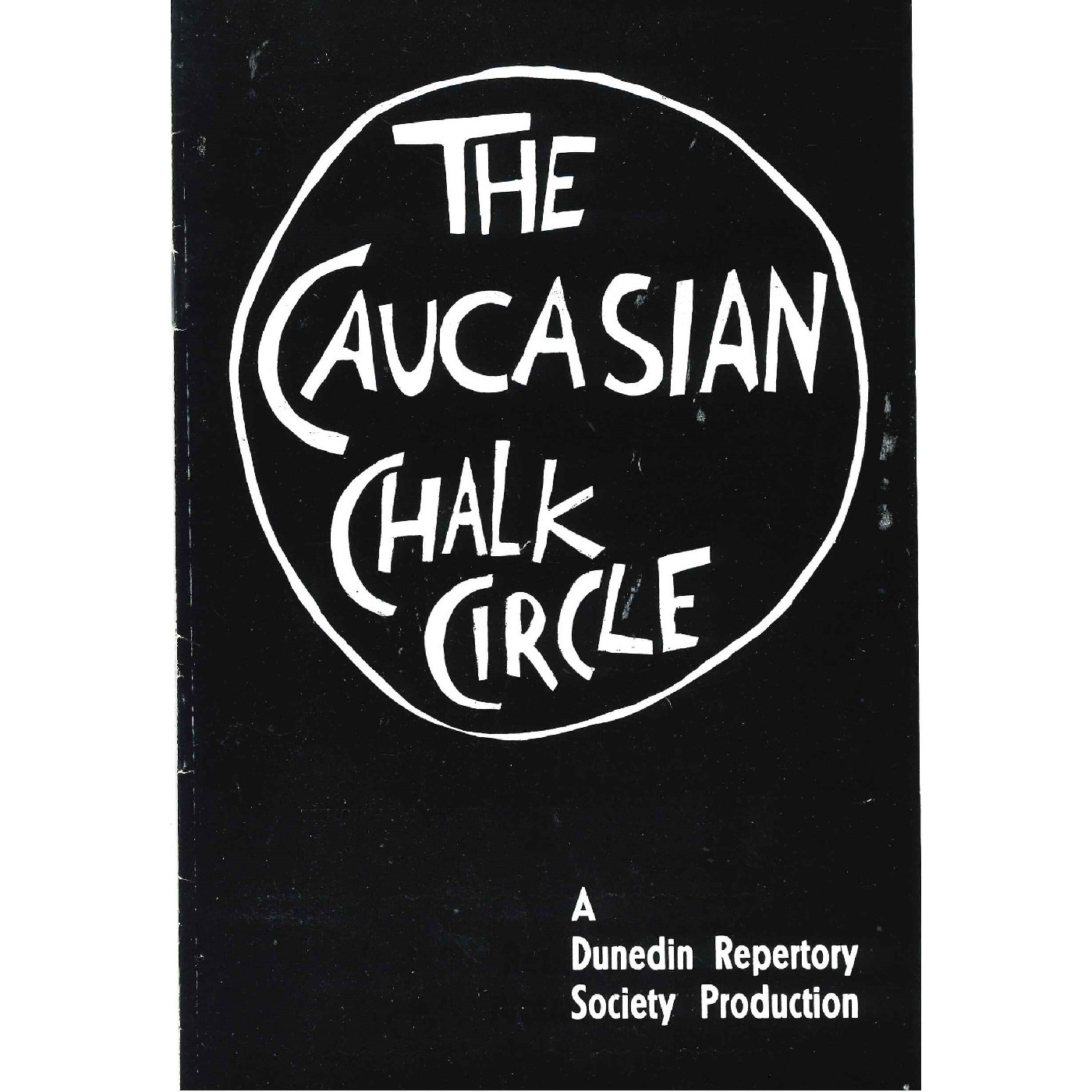 The Caucasian Chalk Circle: Theatrical Programme