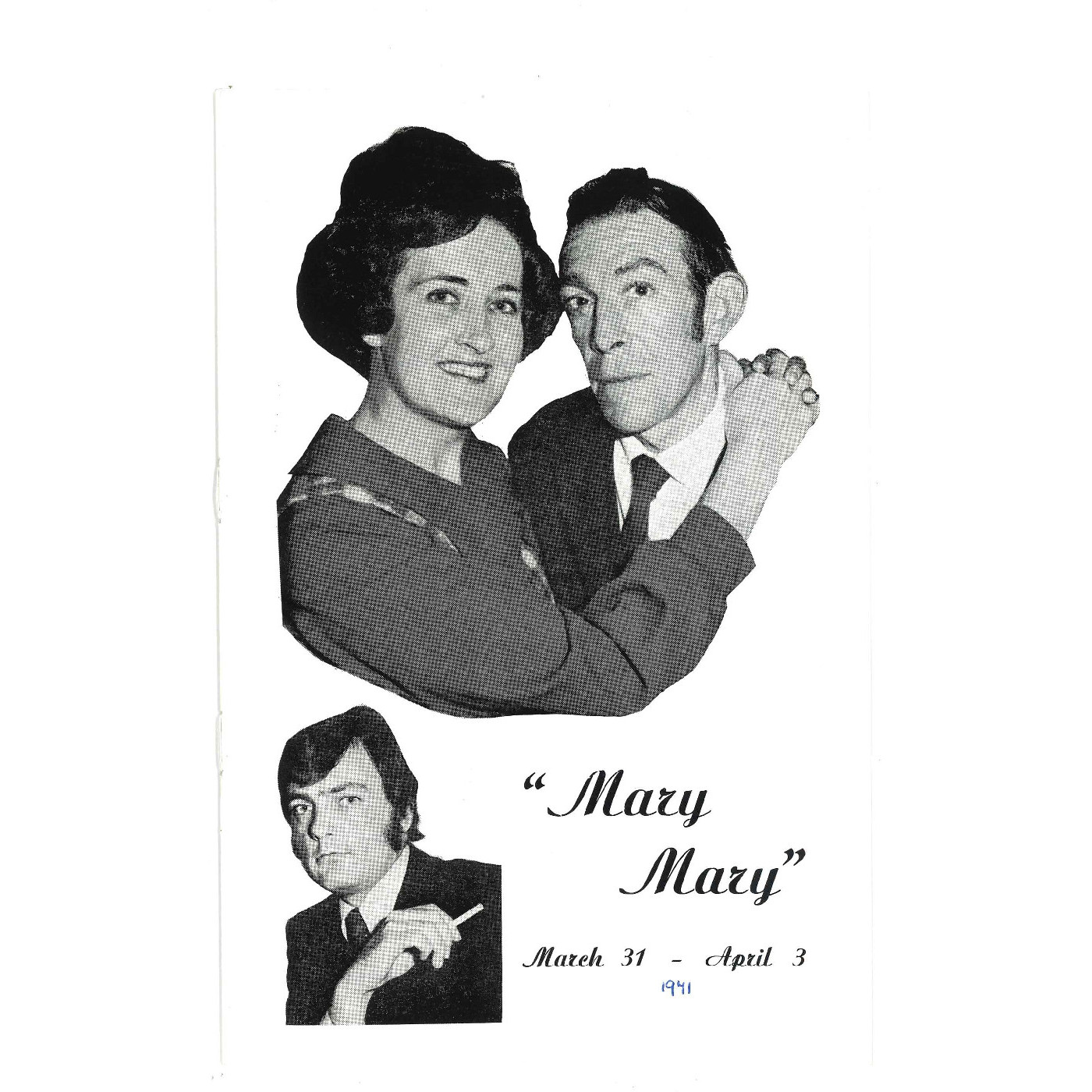 Mary Mary: Theatrical Programme