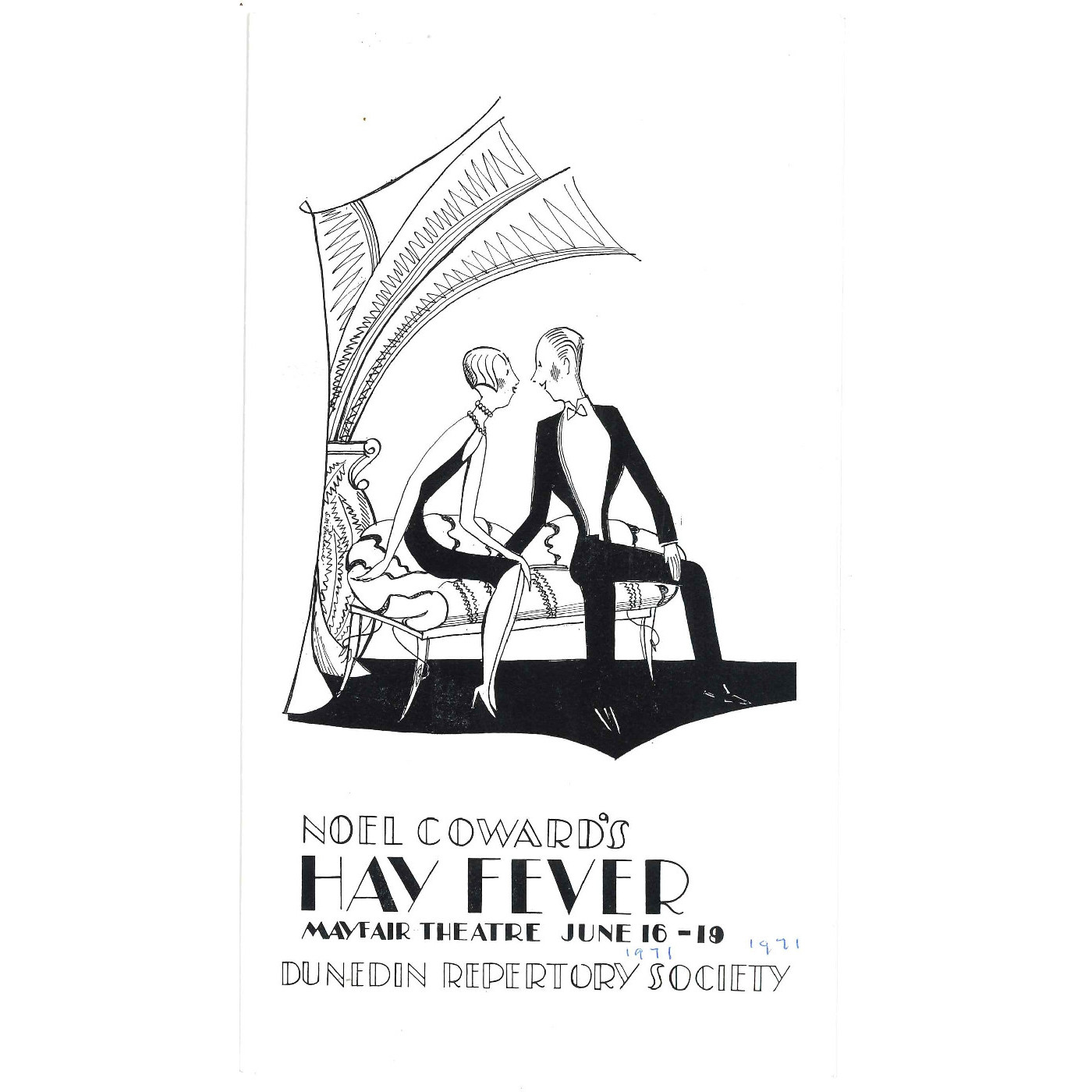 Hay Fever: Theatrical Programme