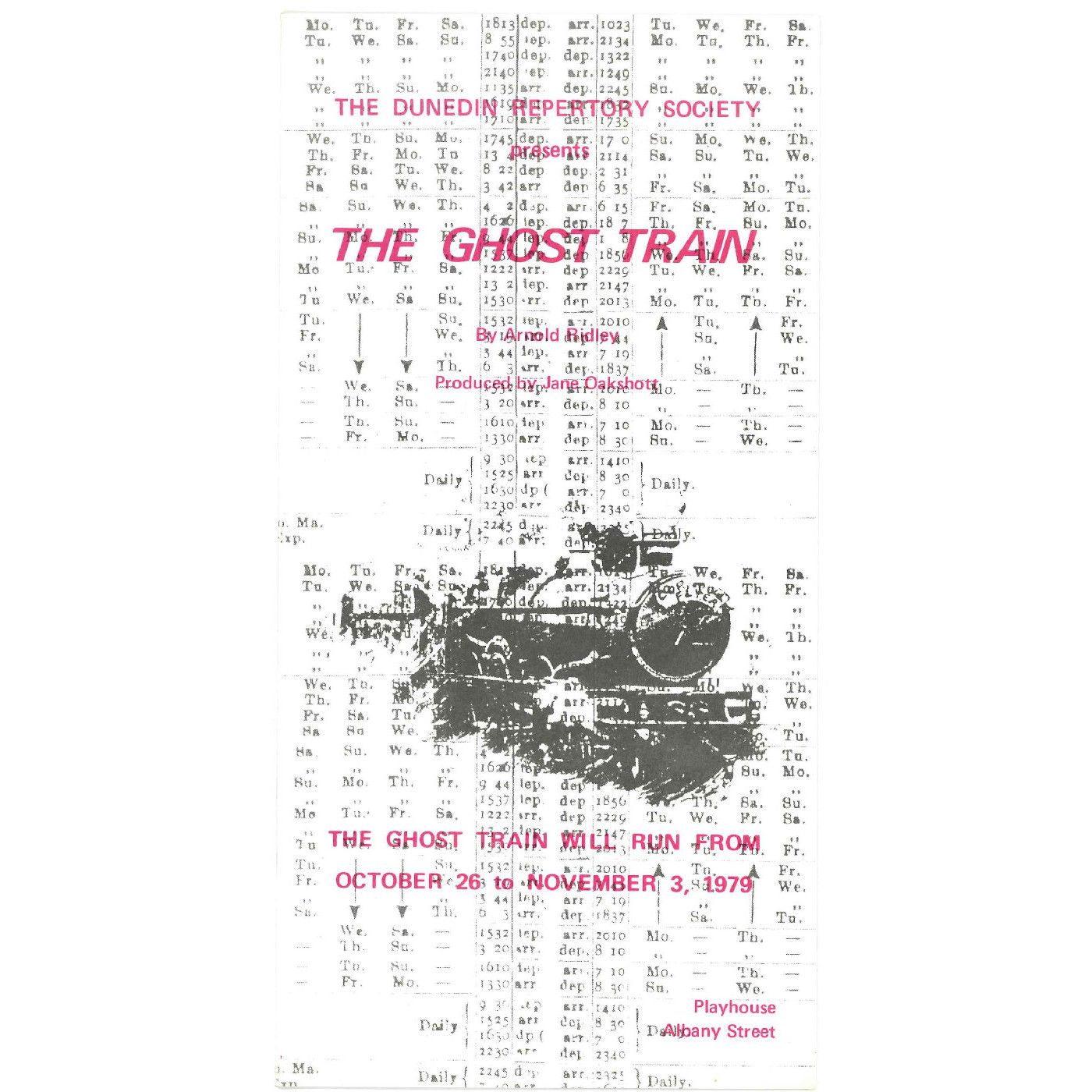 The Ghost Train: Theatrical Programme