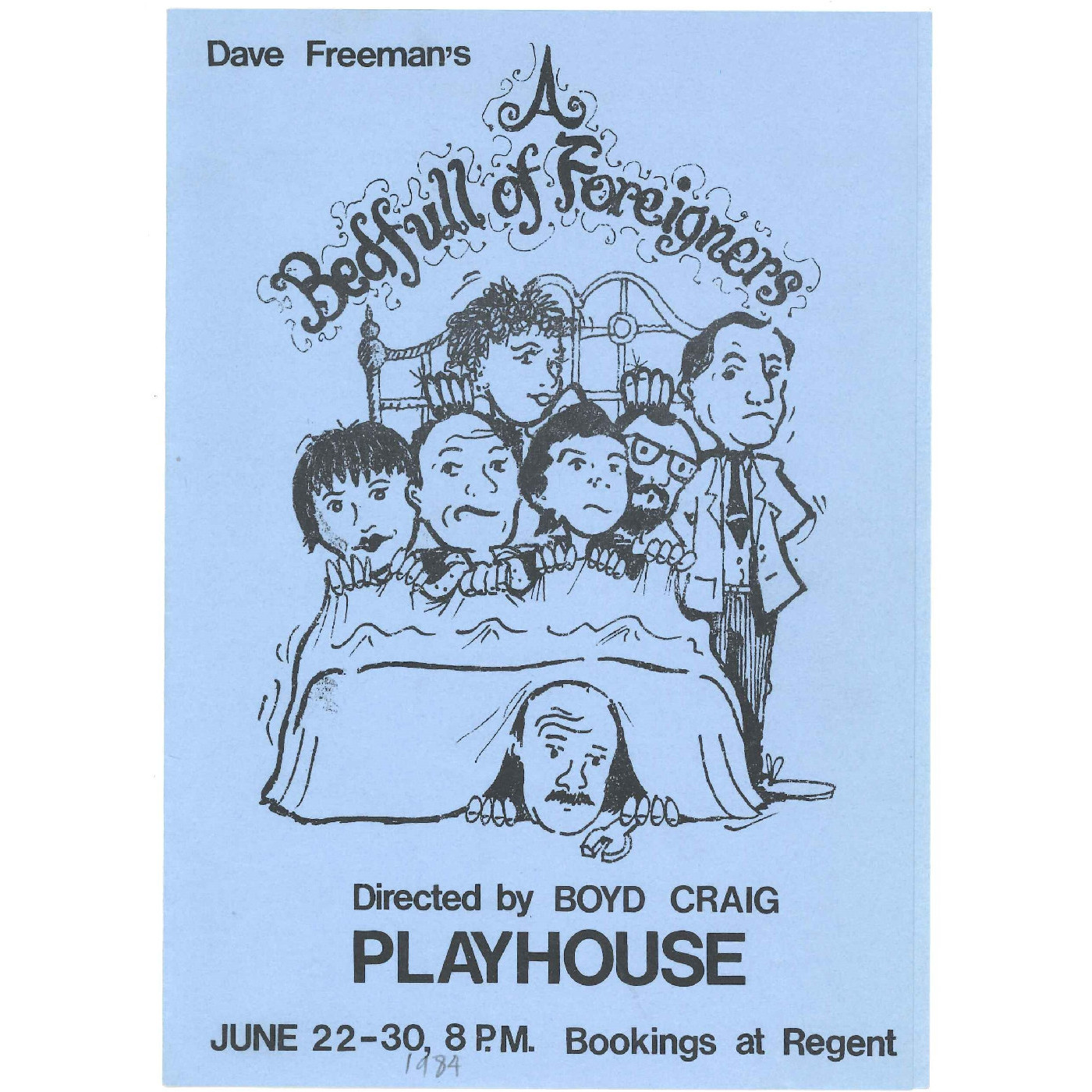 A Bedfull of Foreigners: Theatrical Programme