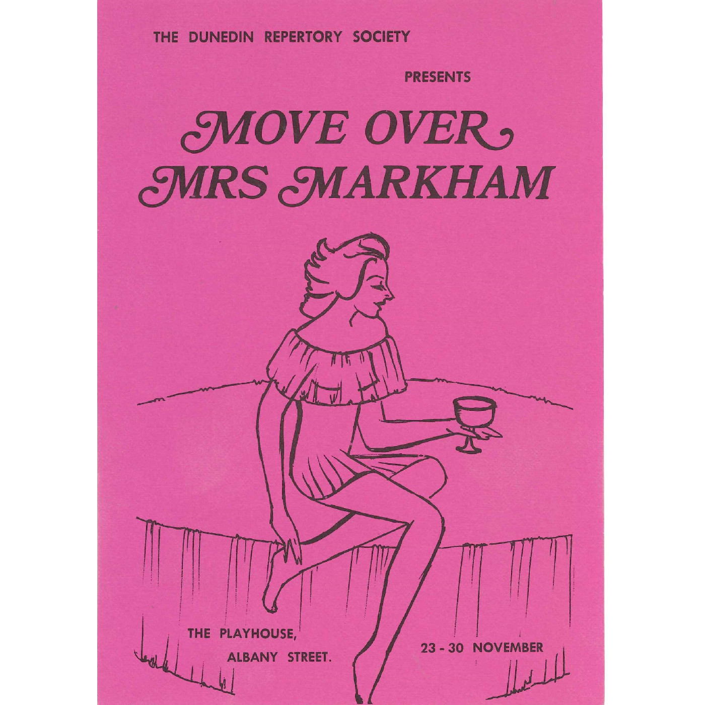 Move Over Mrs Markham: Theatrical Programme