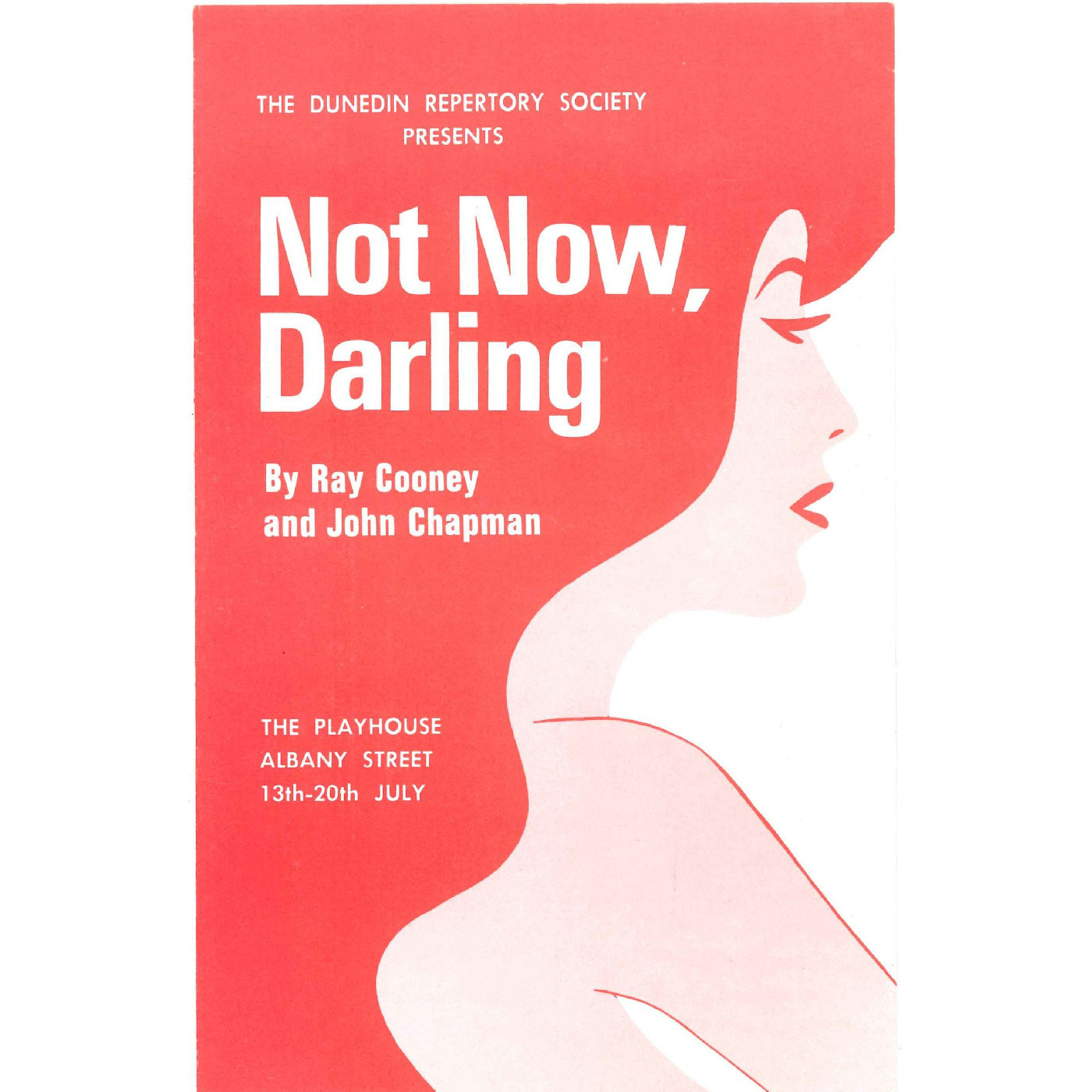 Not Now Darling: Theatrical Programme