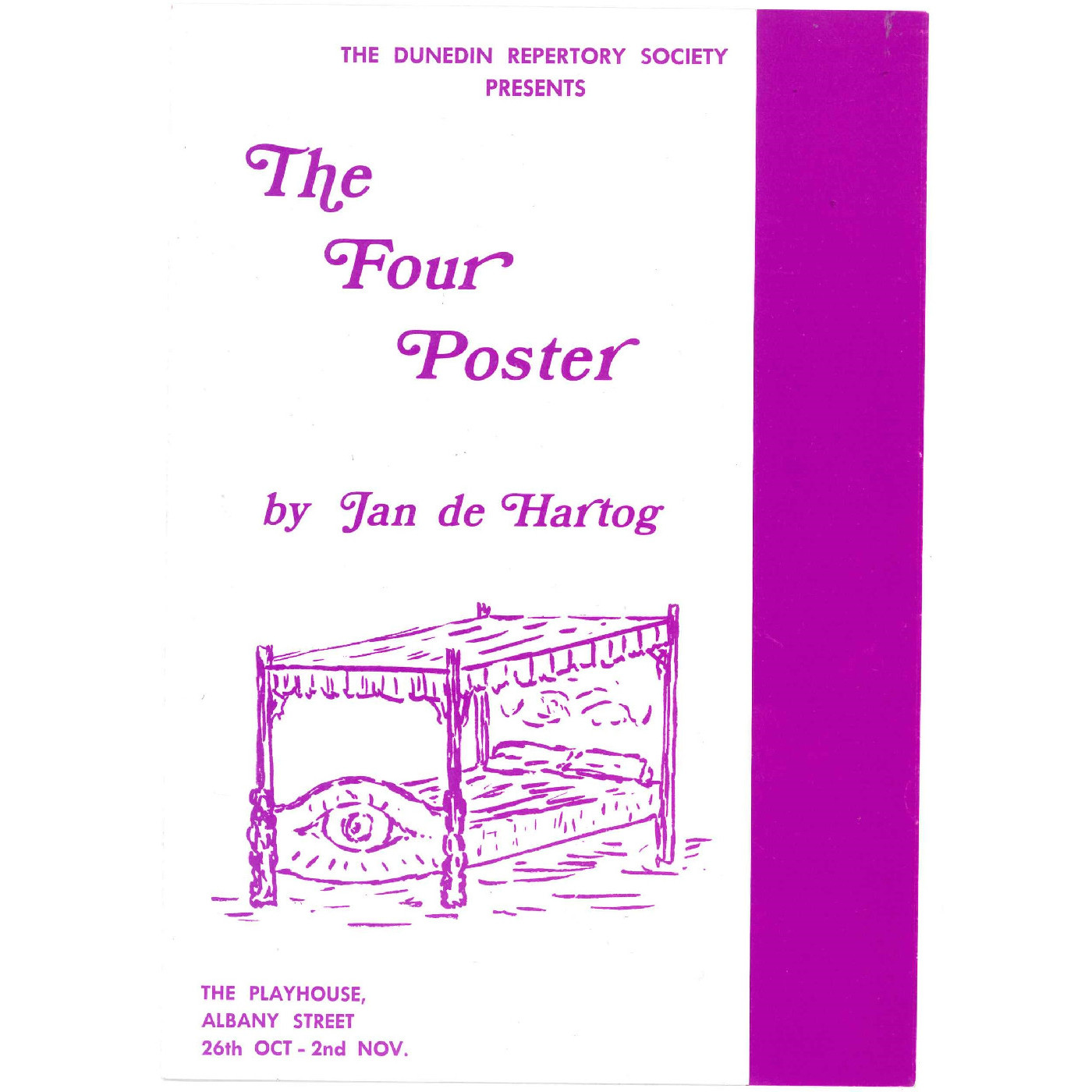 The Four Poster: Theatrical Programme