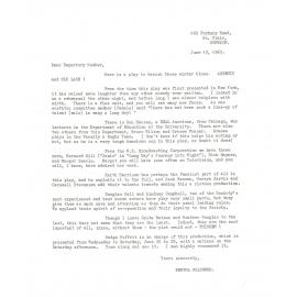 Dunedin Repertory Society form letters to members