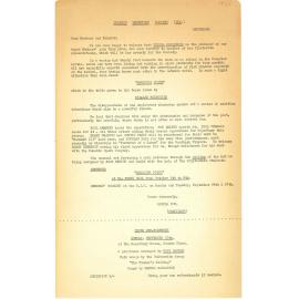 Dunedin Repertory Society form letters to members