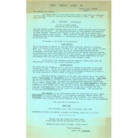 Dunedin Repertory Society form letters to members