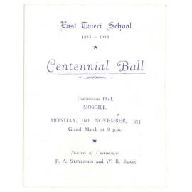 Dance Cards and Country Socials