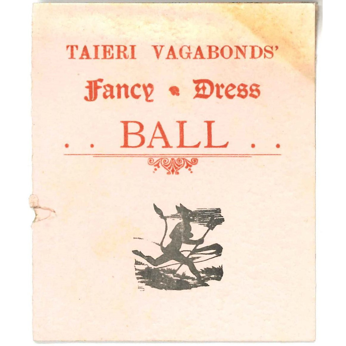 Dance Cards and Country Socials