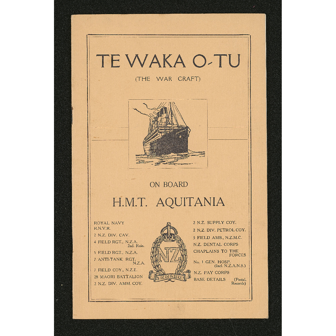 Te Waka o-tu