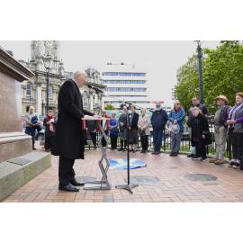 Angus Cameron Robertson Writers' Walk plaque unveiling