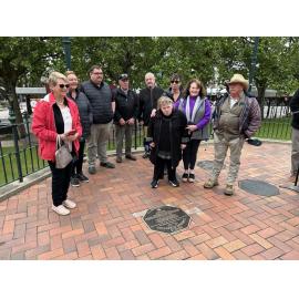 Angus Cameron Robertson Writers' Walk plaque unveiling