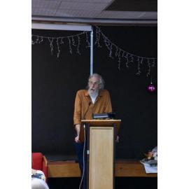 Dunedin Writers' Walk plaque unveiling for OE Middleton and Peter Olds