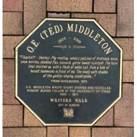 Ted Middleton Plaque 