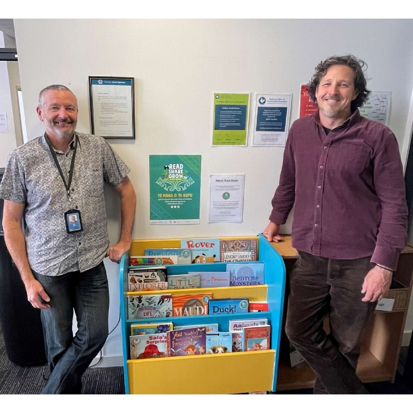 Children Getting Closer to Books