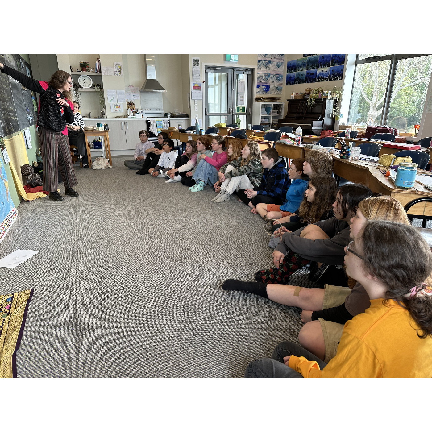 City of Literature South D Poet Lorikeet visits Dunedin Rudolf Steiner School