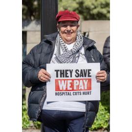 They Save We Pay Dunedin Hospital public march