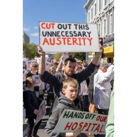 They Save We Pay Dunedin Hospital public march