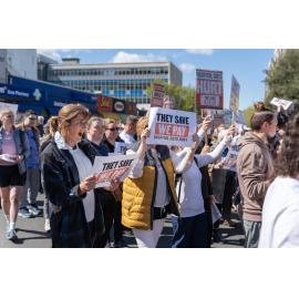 They Save We Pay Dunedin Hospital public march