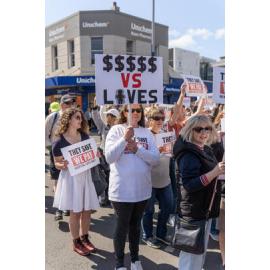 They Save We Pay Dunedin Hospital public march