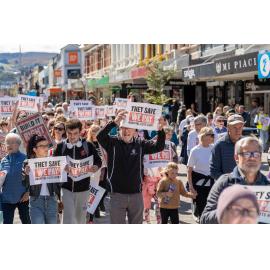 They Save We Pay Dunedin Hospital public march